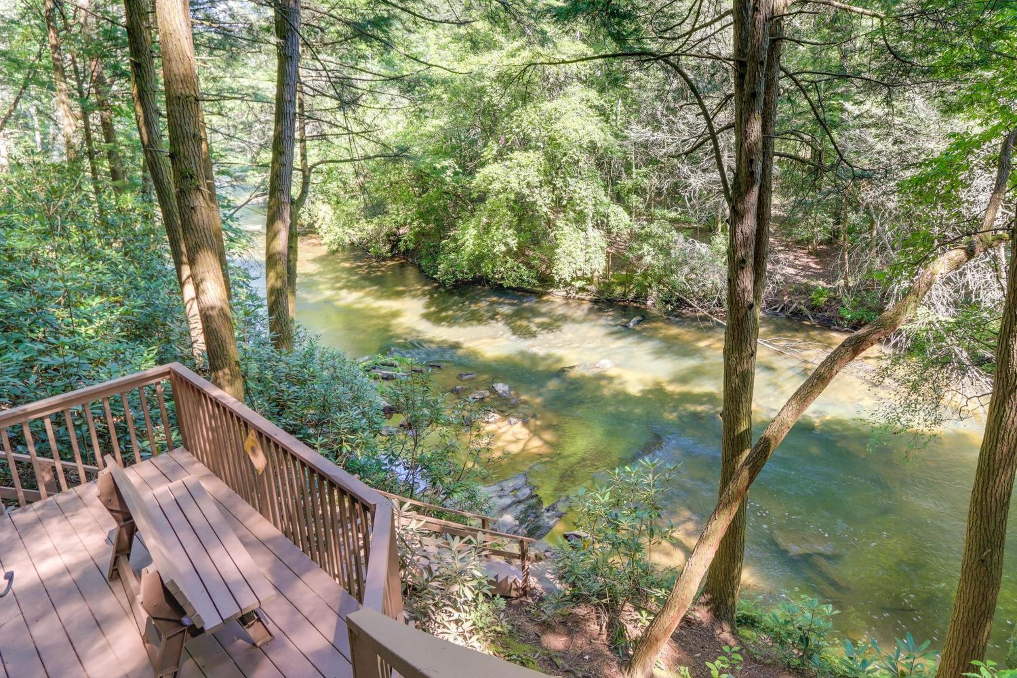 Luxe Fightingtown Creek Cabin 2 King Suites And Spa Epworth Exteriér fotografie