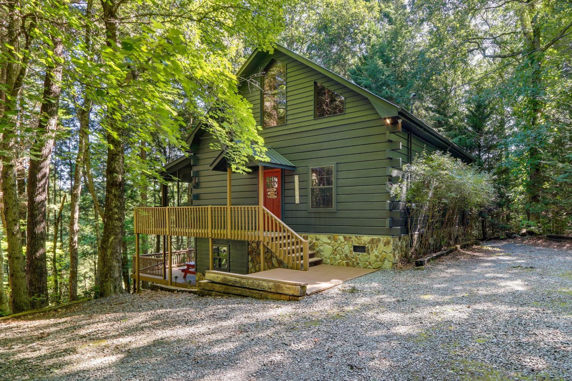 Luxe Fightingtown Creek Cabin 2 King Suites And Spa Epworth Exteriér fotografie